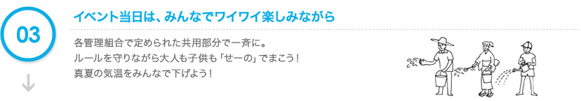 イベント当日は、みんなでワイワイ楽しみながら