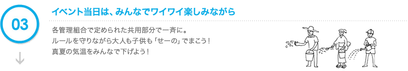 イベント当日は、みんなでワイワイ楽しみながら