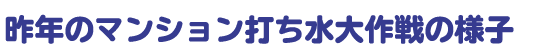昨年のイベントの様子